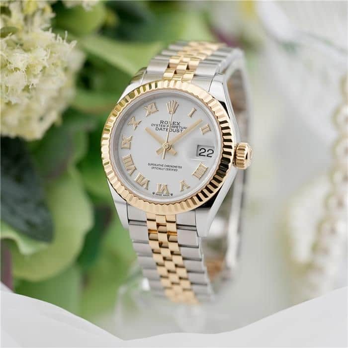 中古)ROLEX ロレックス デイトジャスト 279173 ホワイトローマ