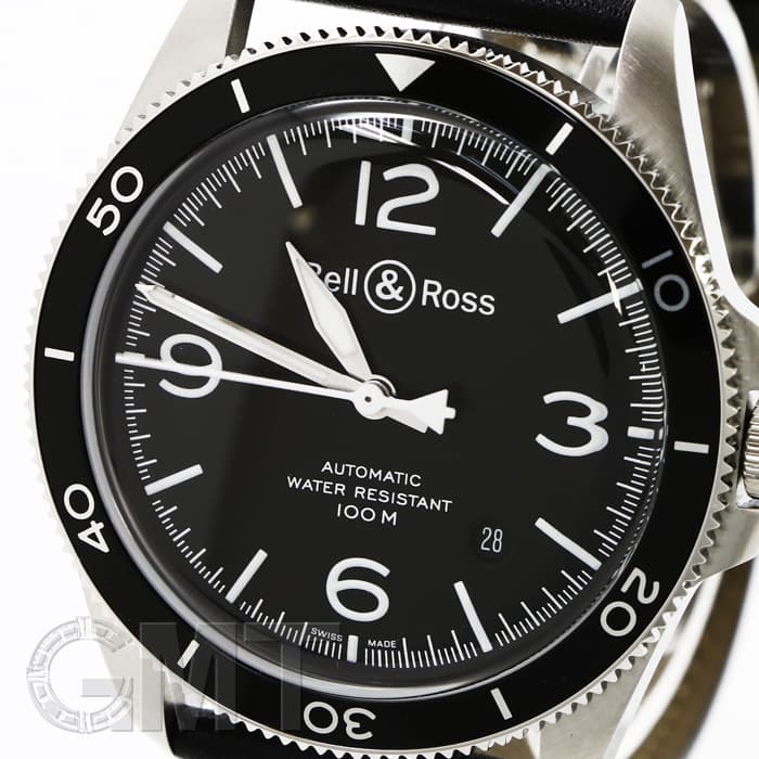 新品)BELL & ROSS ベル&ロス ヴィンテージ BR V2-92 BLACK STEEL