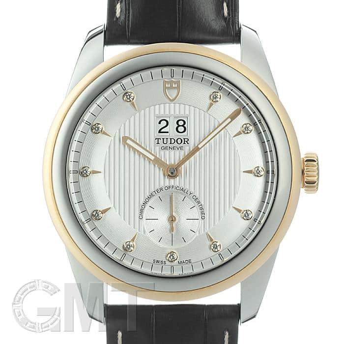 新品)TUDOR チューダー グラマー ダブルデイト 57103 シルバー 11P