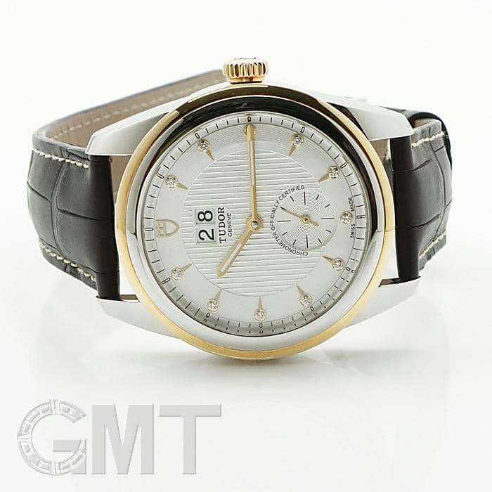 新品)TUDOR チューダー グラマー ダブルデイト 57103 シルバー 11P