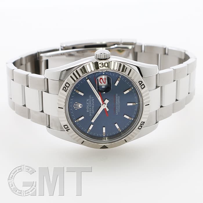 中古)ROLEX ロレックス ターノグラフ 116264 ブルー オイスター