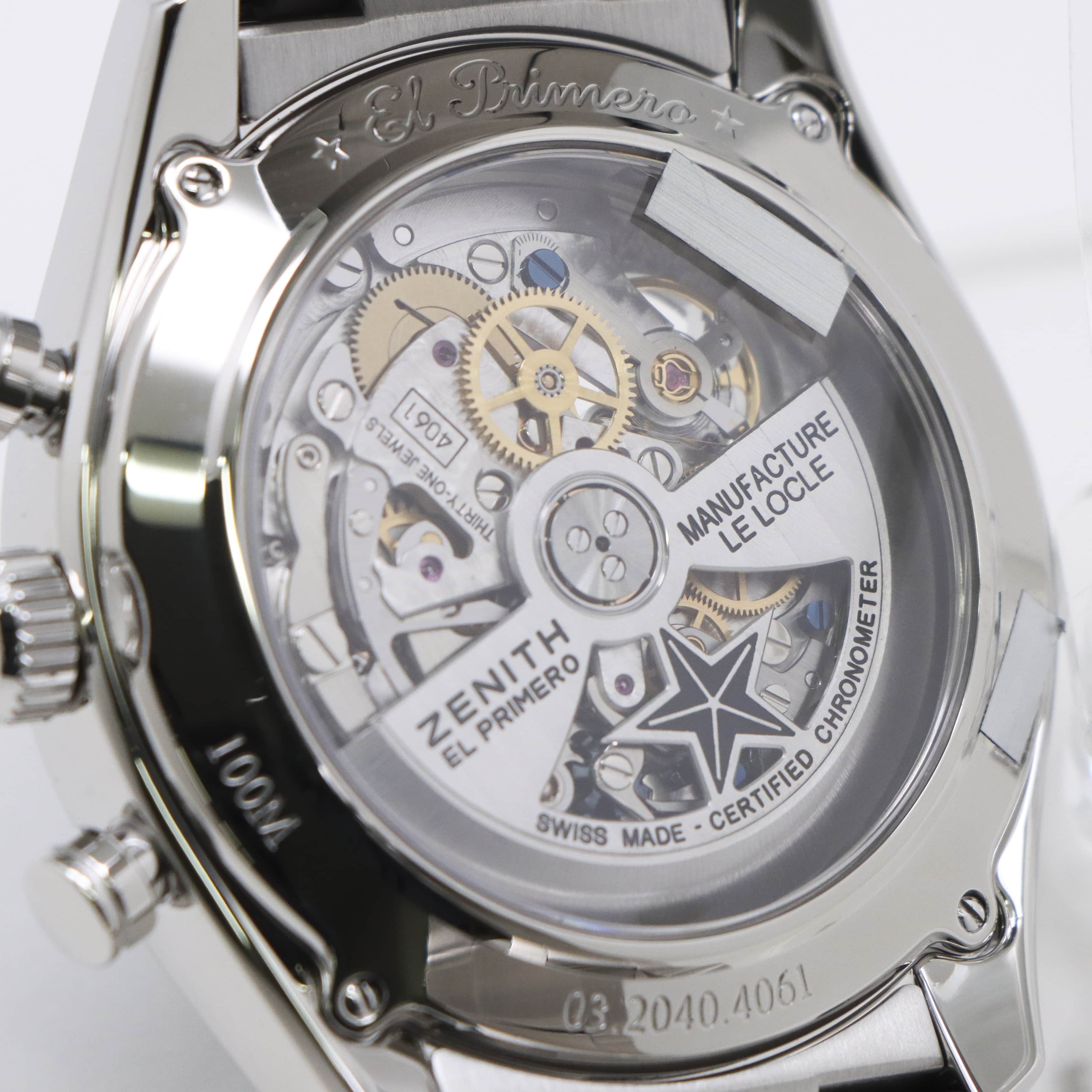 中古)ZENITH ゼニス エル・プリメロ クロノマスター オープン ブラック