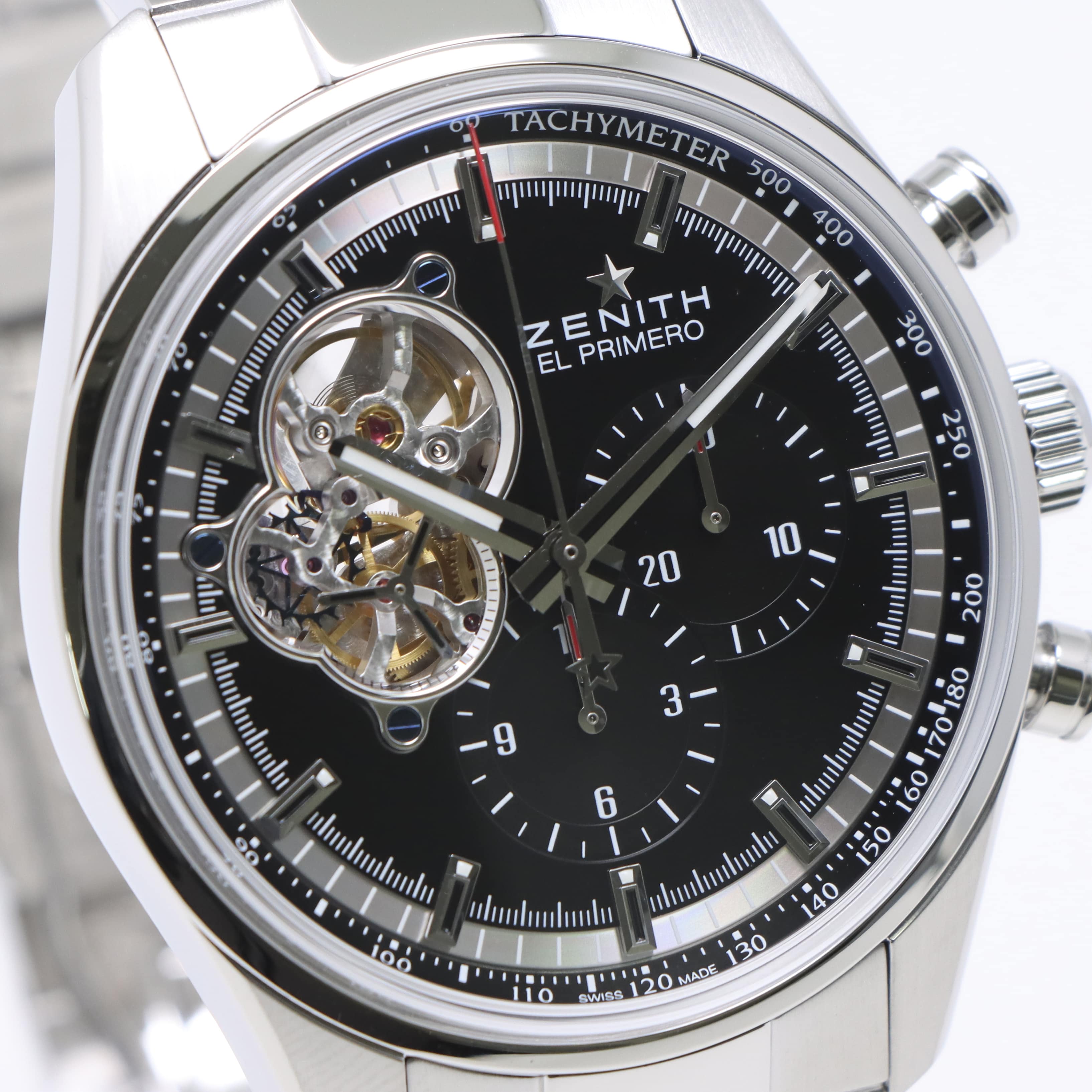中古)ZENITH ゼニス エル・プリメロ クロノマスター オープン ブラック
