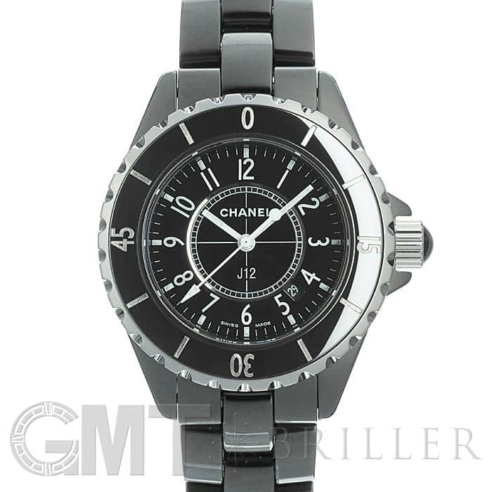 T985 シャネル J12 H0682 33mm ブラックセラミック クォーツ シャネル J12 ブラックセラミック ブレス仕様 33mm H0682