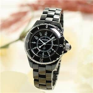中古)CHANEL シャネル J12 33mm H0682 ブラックセラミック（商品ID