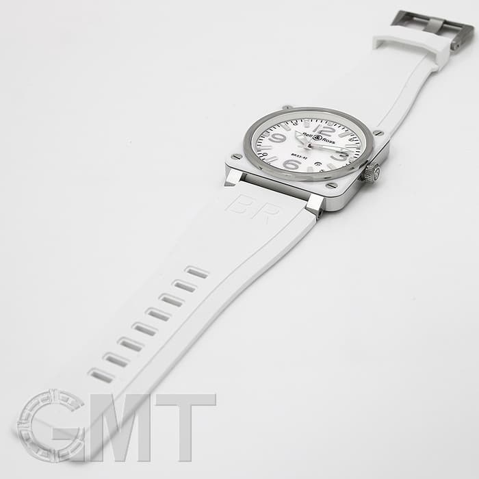 新品)BELL & ROSS ベル&ロス BR BR03-92 ホワイトセラミック ホワイト