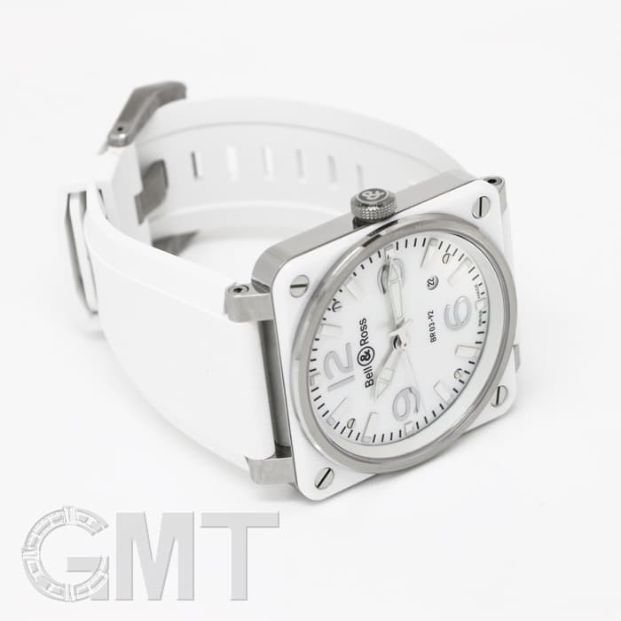 新品)BELL & ROSS ベル&ロス BR BR03-92 ホワイトセラミック ホワイト