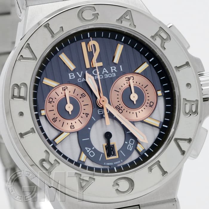 新品)BVLGARI ブルガリ ディアゴノ カリブロ303 DG42C14SWGSDCH（商品