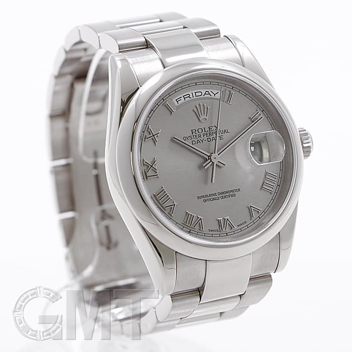 中古)ROLEX ロレックス デイデイト 118209 グレーローマ（商品ID