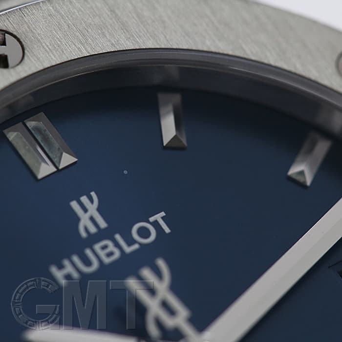 中古)HUBLOT ウブロ クラシック フュージョン チタニウム ブルー