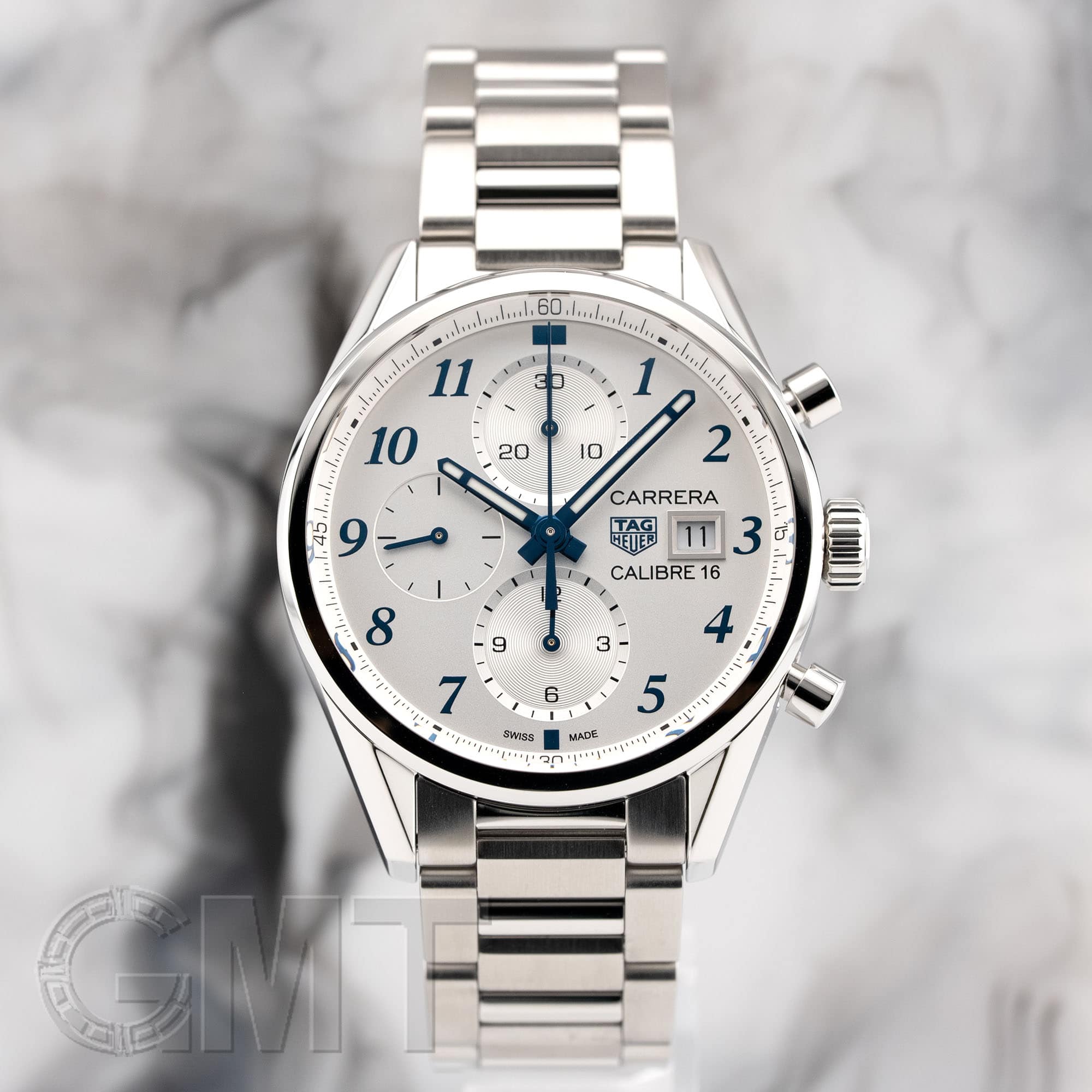 中古)TAG HEUER タグ・ホイヤー カレラ クロノグラフ Cal.16 ブルー 