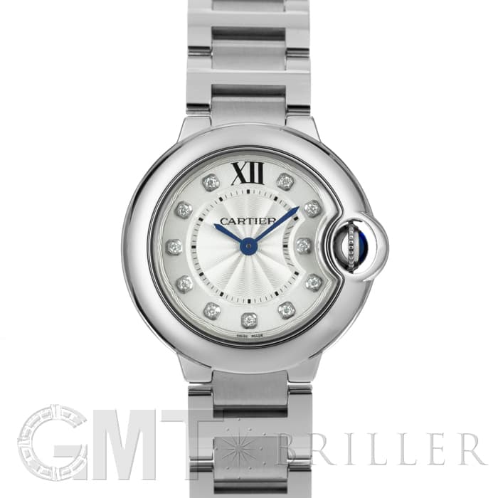 カルティエ バロンブルーSM WE902073 新品)CARTIER カルティエ バロンブルー SM 11Pダイヤ WE902073（商品ID