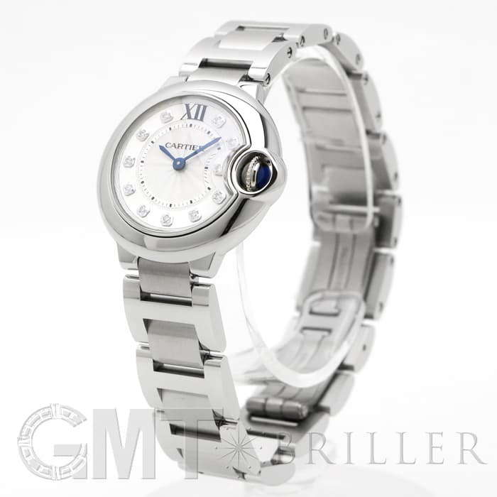 Cartier(カルティエ) 腕時計 バロンブルーSM WE902073 レディース SS/11Pダイヤインデックス シルバー 新品)CARTIER カルティエ バロンブルー ドゥ カルティエ WSBB0044