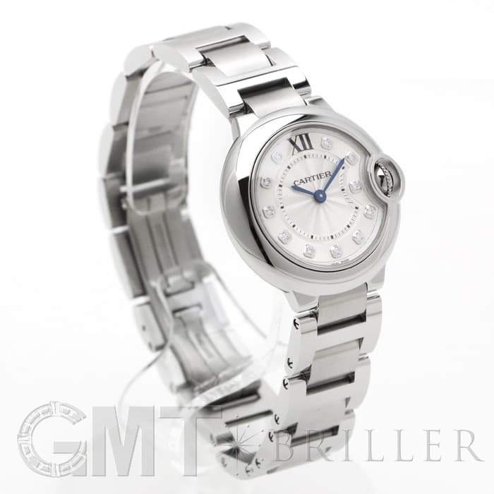 新品)CARTIER カルティエ バロンブルー SM 11Pダイヤ WE902073（商品ID
