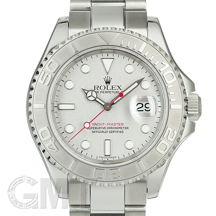 中古)ROLEX ロレックス ヨットマスター ロレジウム 16622 シルバー D番
