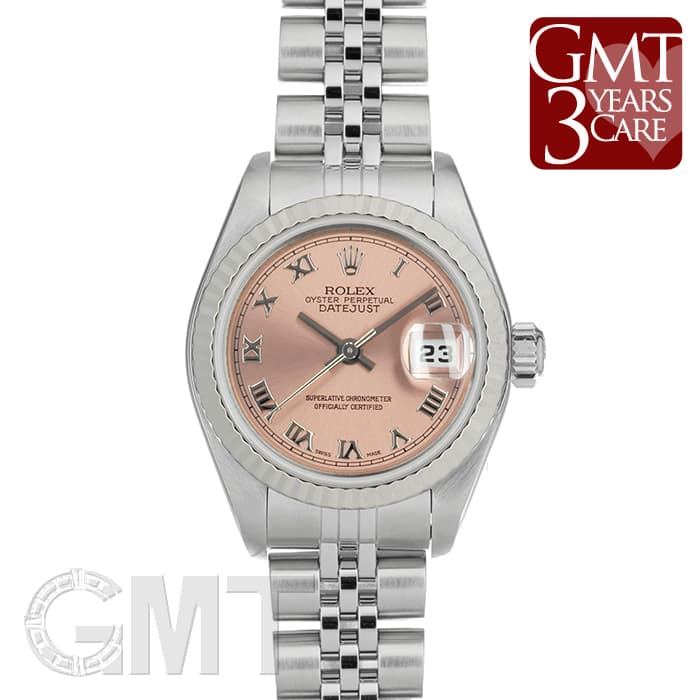 中古)ROLEX ロレックス デイトジャスト 79174 ピンクローマ（商品ID