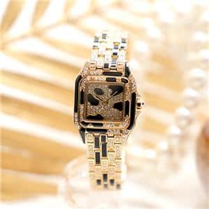 中古)CARTIER カルティエ パンテール フィガロ SM WF3027FA イエロー