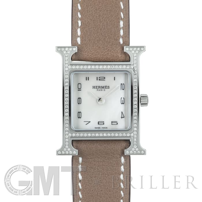 新品)HERMES エルメス Hウォッチ 046512WW00 HH1.235.216/SW18（商品ID