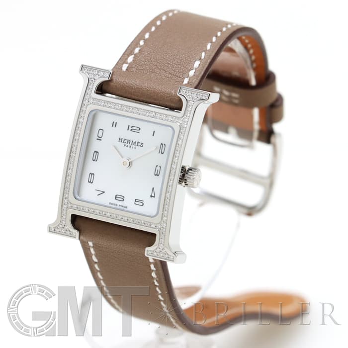 新品)HERMES エルメス Hウォッチ 046512WW00 HH1.235.216/SW18（商品ID