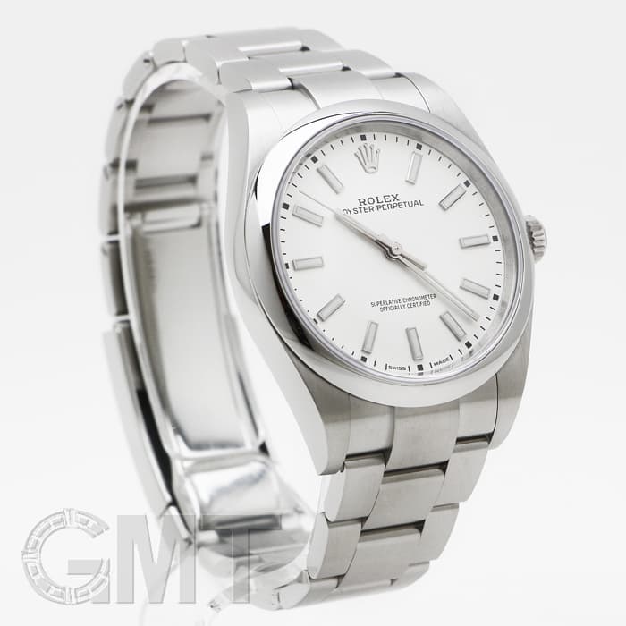 中古)ROLEX ロレックス オイスターパーペチュアル 39 114300 ホワイト