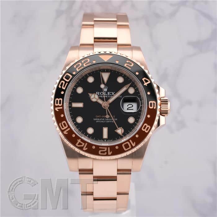中古)ROLEX ロレックス GMTマスター II 126715CHNR ブラック/ブラウン