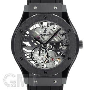 HUBLOT ウブロ クラシック 545.CM.0140.LR ウルトラシン スケルトン オールブラック【アウトレット】 メイン