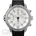 IWC インターナショナルウォッチカンパニー アクアタイマー アクアタイマークロノグラフ IW376801 シルバー ラバー 【保証書日付2年以内限定】
