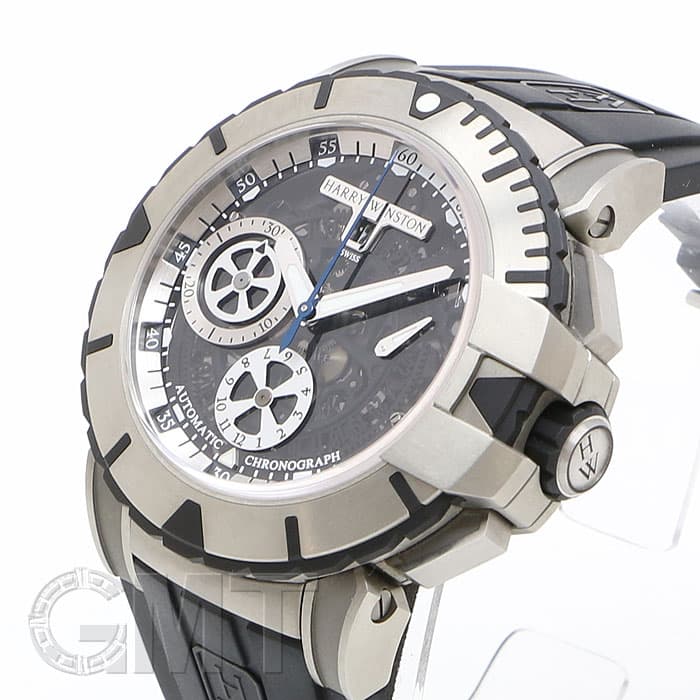 中古)HARRY WINSTON ハリー・ウィンストン オーシャン ダイバー クロノ 