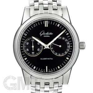 GLASHUTTE ORIGINAL グラスヒュッテ オリジナル セネタ ハンドデイト 1-39-58-01-02-04 ブラック ブレス仕様 メイン