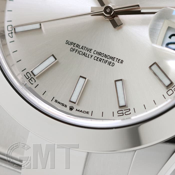 未使用)ROLEX ロレックス デイトジャスト 41 126300 シルバー 未使用)ROLEX ロレックス デイトジャスト 41 126300 シルバー