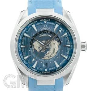 OMEGA オメガ シーマスター アクアテラ GMT ワールドタイマー サマーブルー 220.12.43.22.03.002 メイン
