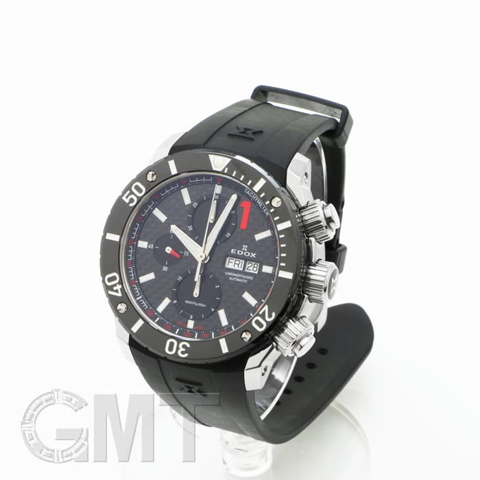 中古)EDOX エドックス クラス1 クロノグラフ ブラック 01114-3-NIN