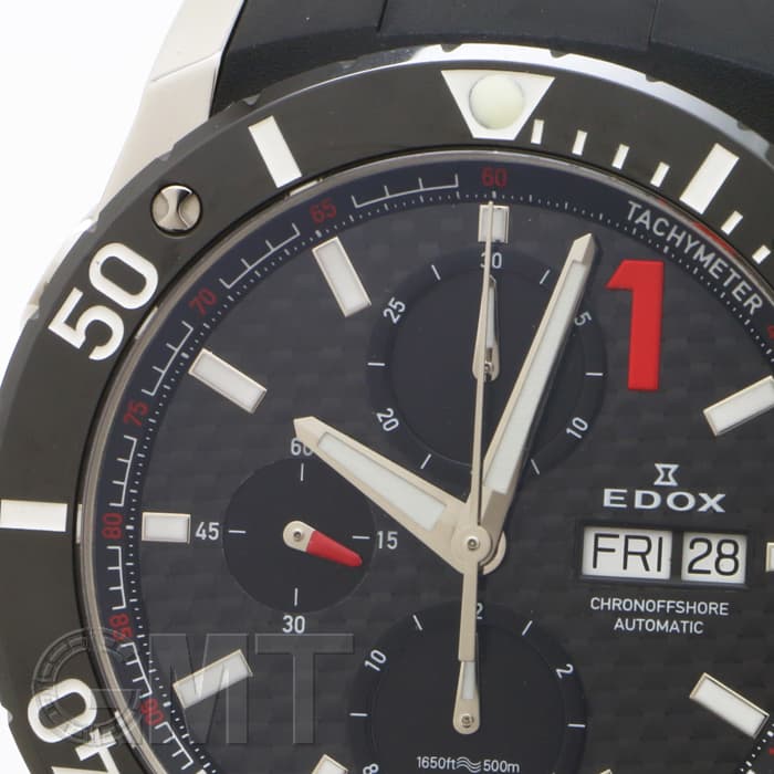 中古)EDOX エドックス クラス1 クロノグラフ ブラック 01114-3-NIN