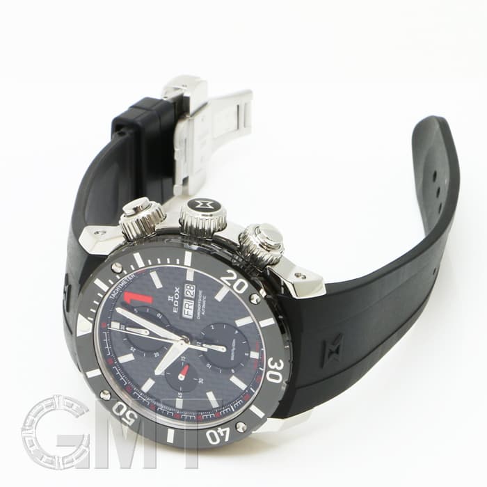 中古)EDOX エドックス クラス1 クロノグラフ ブラック 01114-3-NIN