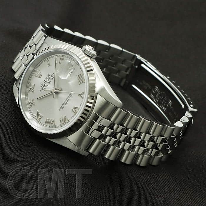 中古)ROLEX ロレックス デイトジャスト 16234 グレー ローマ（商品ID