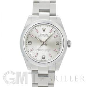 ROLEX ロレックス オイスターパーペチュアル 177200 シルバー 369 ピンクバー メイン