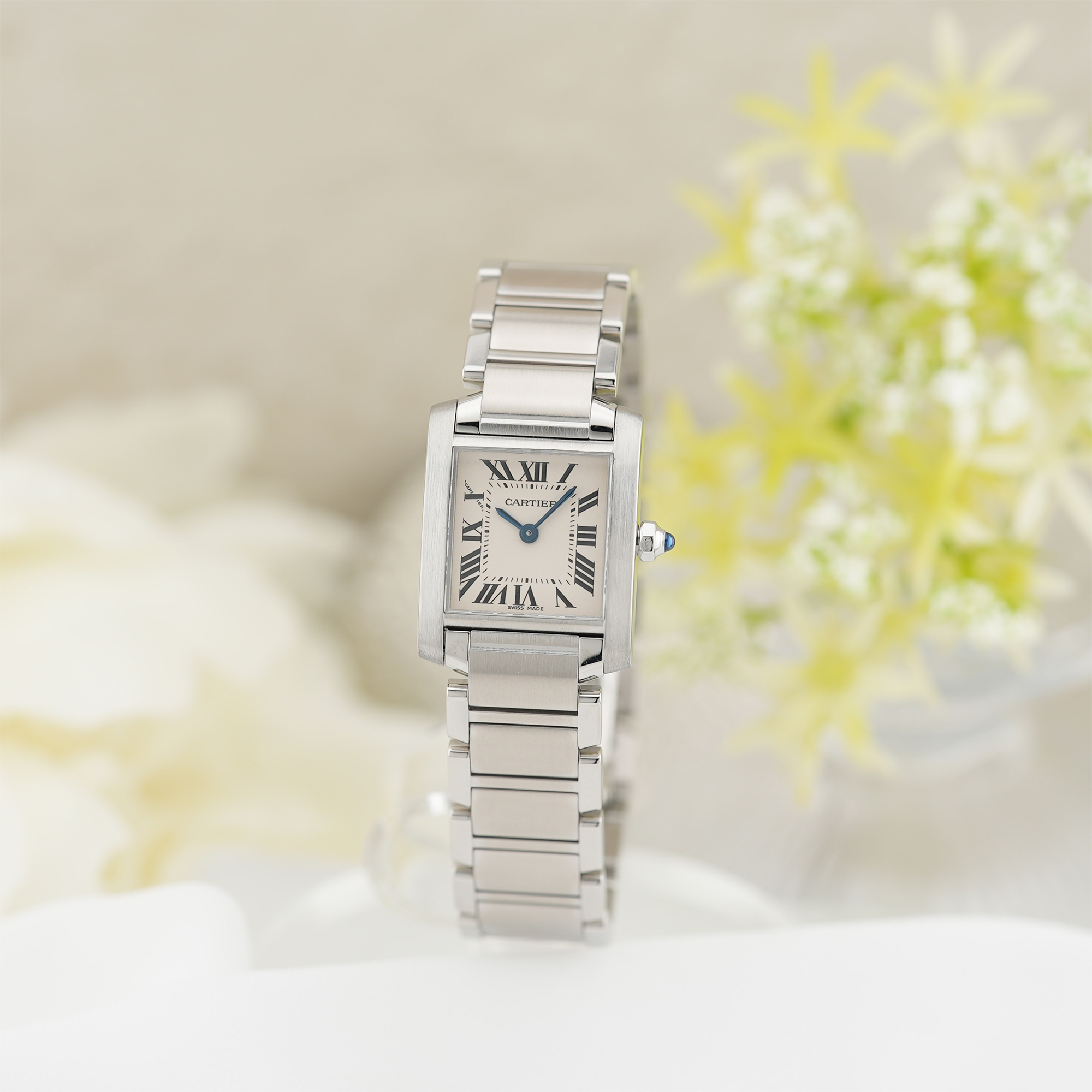 中古)CARTIER カルティエ タンク フランセーズ SM W51008Q3（商品ID