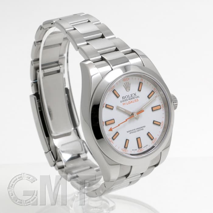 中古)ROLEX ロレックス ミルガウス 116400 ホワイト ランダム