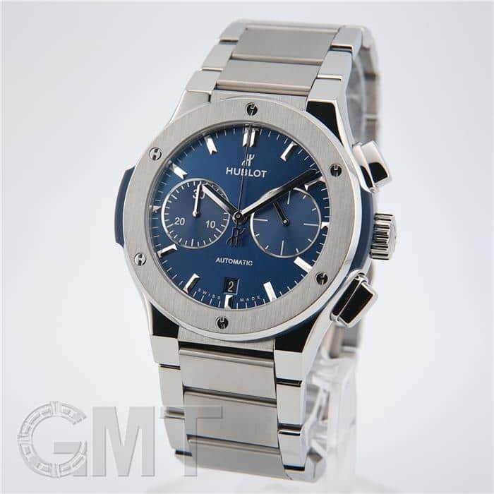 中古)HUBLOT ウブロ クラシック フュージョン チタニウム クロノ