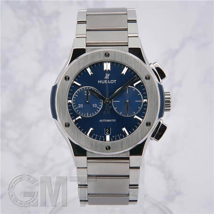 中古)HUBLOT ウブロ クラシック フュージョン チタニウム クロノ
