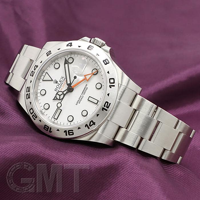 中古)ROLEX ロレックス エクスプローラー II 216570 ホワイト