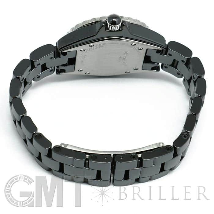 中古)CHANEL シャネル J12 ブラック セラミック 12Pダイヤ H1625