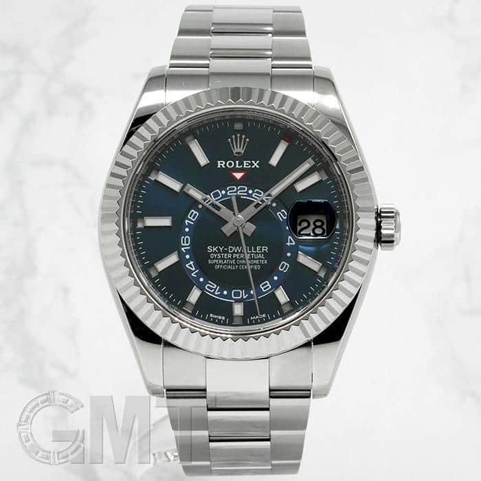 【期間限定】ロレックス スカイドゥエラー 326934用 オイスターブレス 中古)ROLEX ロレックス スカイドゥエラー 326934 ブルー オイスター