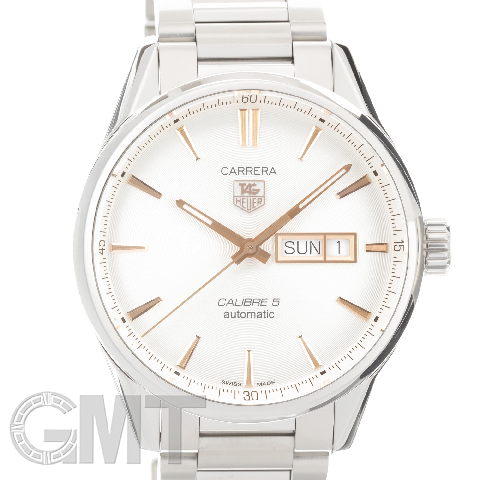 中古)TAG HEUER タグ・ホイヤー カレラ デイデイト シルバー WAR201D 