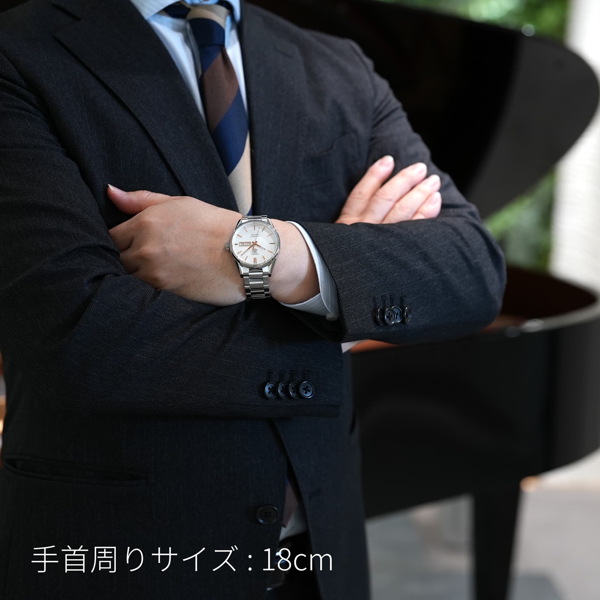 中古)TAG HEUER タグ・ホイヤー カレラ デイデイト シルバー WAR201D