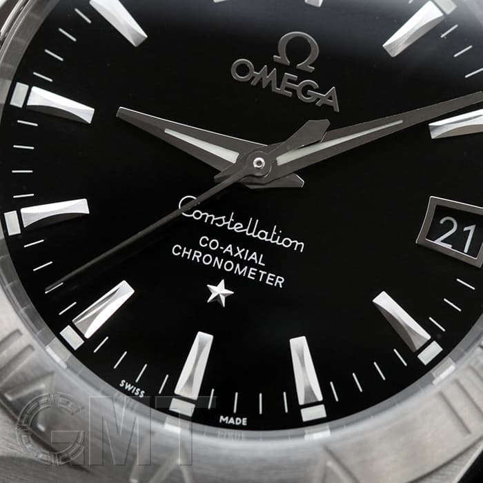 中古 オメガ OMEGA 123.10.35.20.01.001 ブラック メンズ 腕時計 新品)OMEGA オメガ コンステレーション コーアクシャル クロノメーター