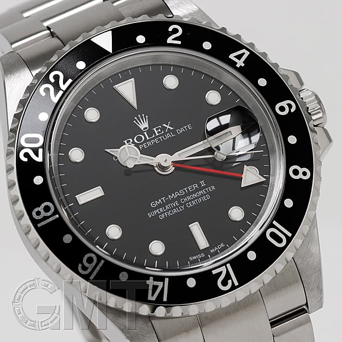 中古)ROLEX ロレックス GMTマスター II 16710 ブラック（商品ID