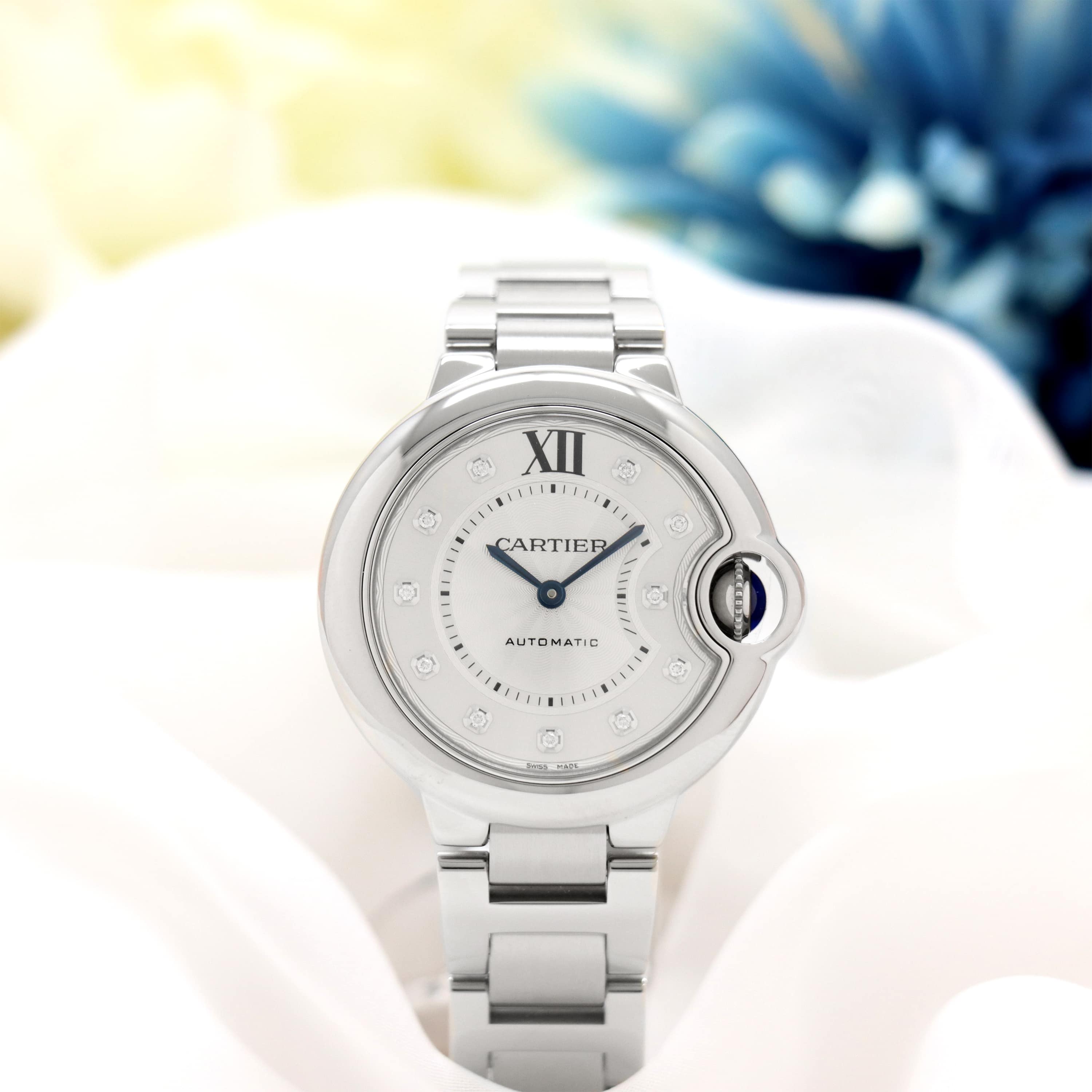 中古)CARTIER カルティエ バロンブルー WE902074 33mm（商品ID