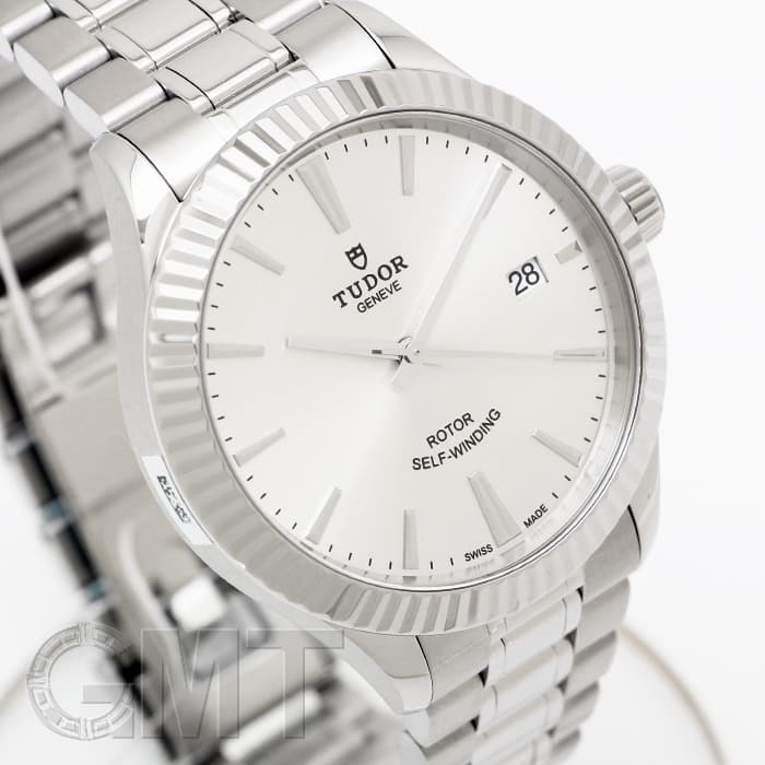 新品)TUDOR チューダー スタイル 38mm シルバー M12510（商品ID