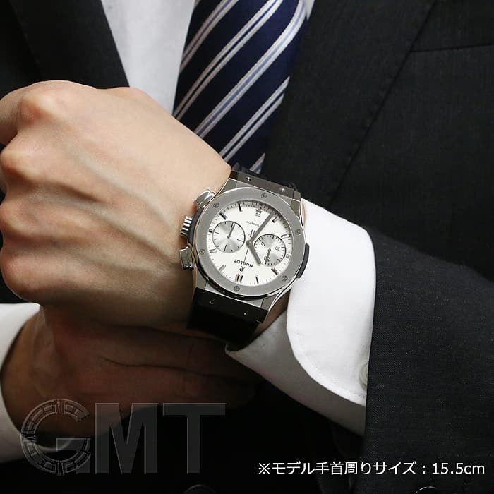 中古)HUBLOT ウブロ クラシック フュージョン クロノグラフ チタニウム